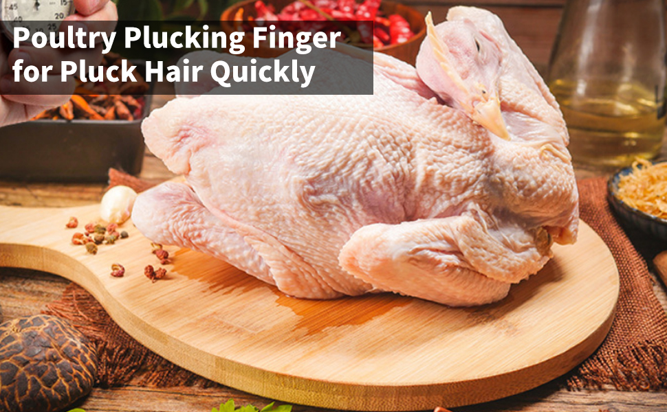 50Pcs Rubber Poultry Plucking Finger Chicken Plucker Picker Removal