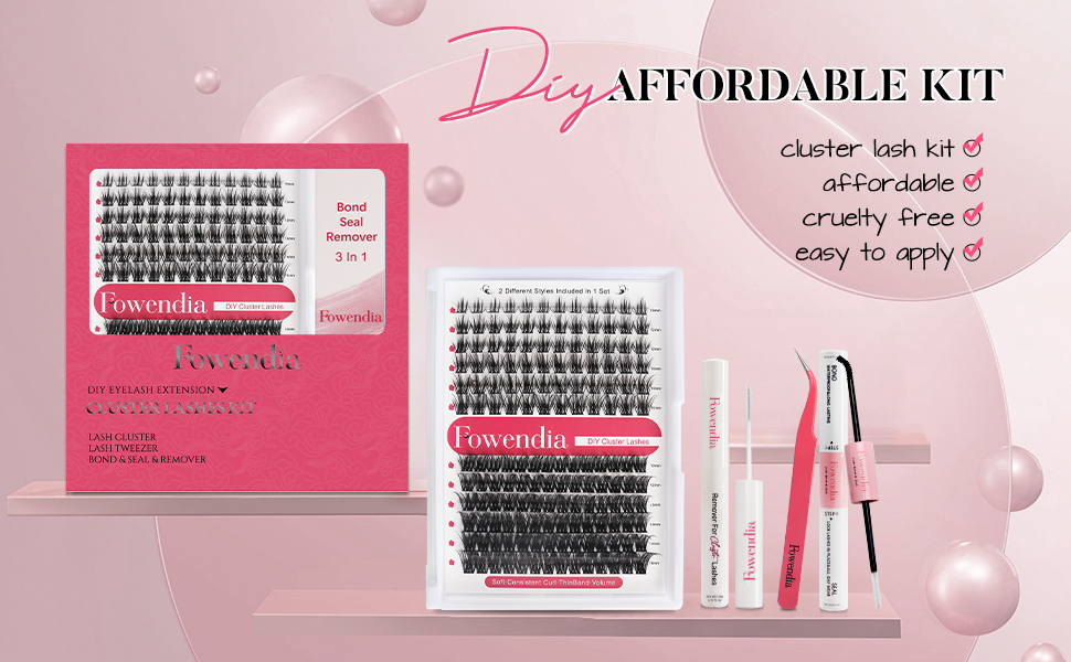 cluster lashes