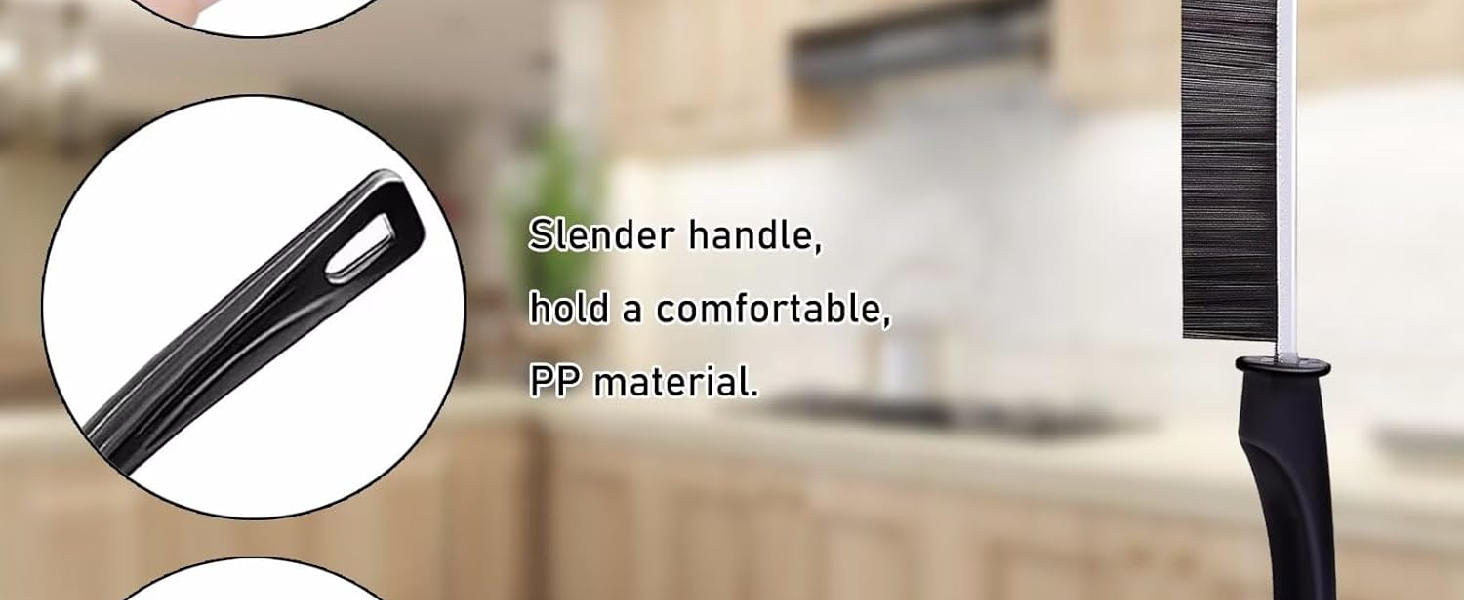 Bristle gap brush for cleaning