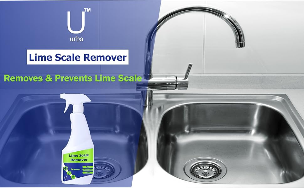 URBA Lime Scale and Rust Remover 500 ML Ready to Spray Professional