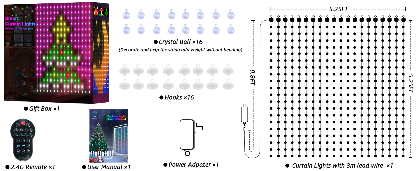 Smart Curtian lights