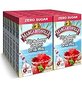 Margaritaville Singles To Go Water Drink Mix - Strawberry Daiquiri Flavored, Non-Alcoholic Powder...
