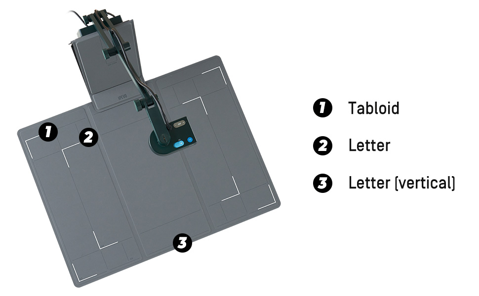 IPEVO V4KS Document Scanner with AI and OCR for Scanning and Digitization of Books, Business