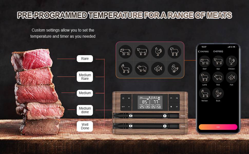 wireless meat thermometer
