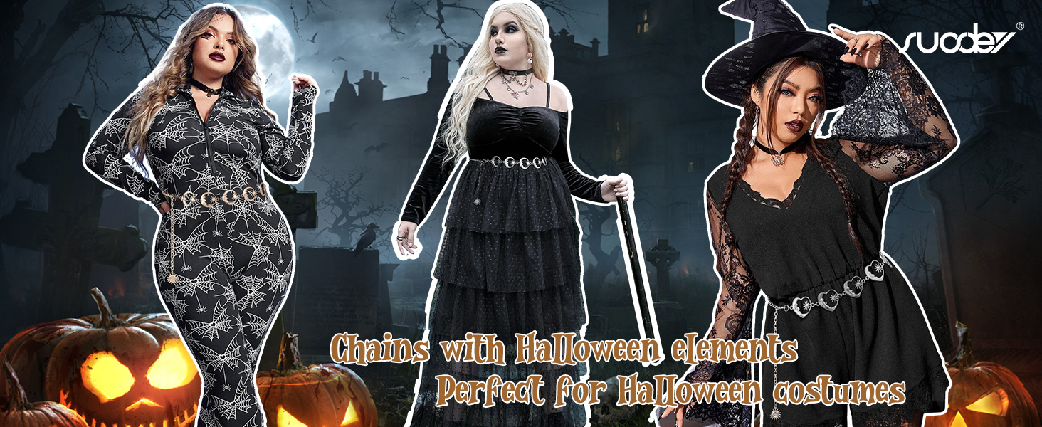 SUOSDEY Metal Chain Belt Women Belly Waist Chain Fashion Body Link