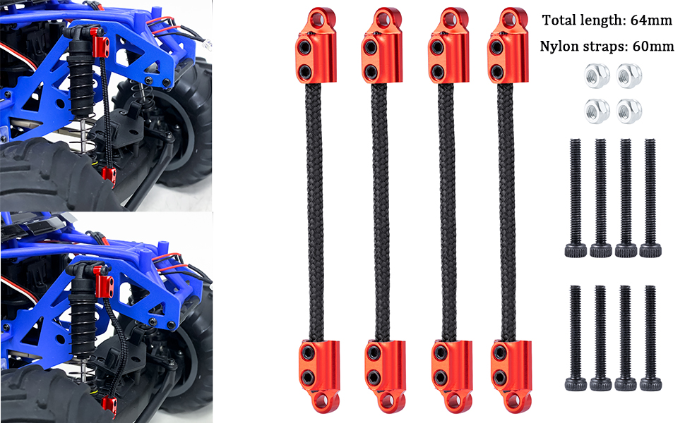 Amazon.com: RCHUBAM Front & Rear Suspension Travel Limit