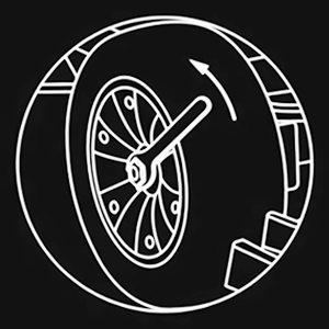 Ninebot Gokart Front Wheel