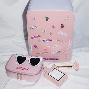 mini skincare fridge
