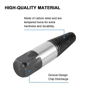 BTSHUB 8pcs Damaged and Stripped Screw Extractor Set