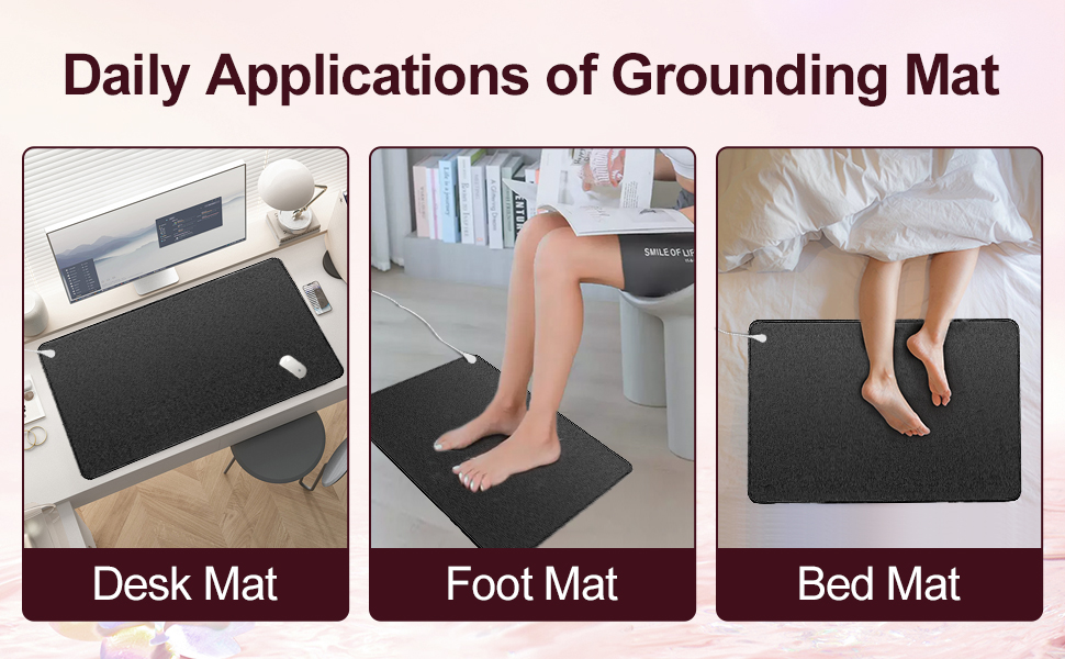Amazon.com: Seader Grounding Mat Kit, 2 Pack Grounding Mat 10 x 26.7 - Grounding Mat For Varicose Veins Reviews