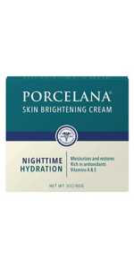 porcelana night cream for skin brightening hydration and moisturizer for face