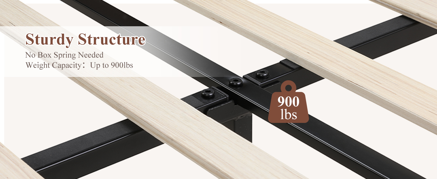cama individual con listones de madera maciza