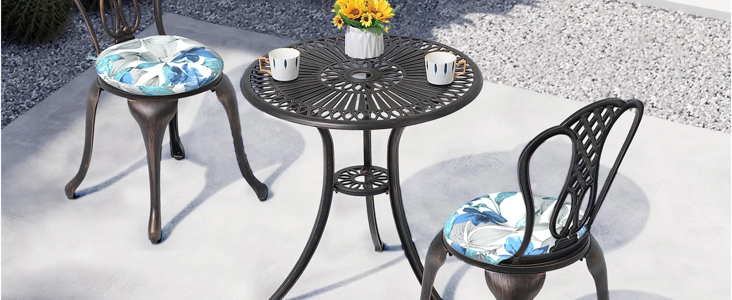 Outdoor Bistro Chair Cushion