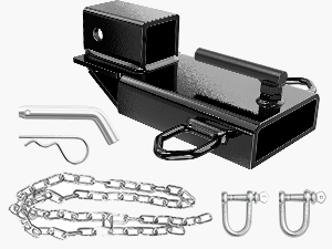 Nilight Tractor Bucket Hooks with Tie Down Ring