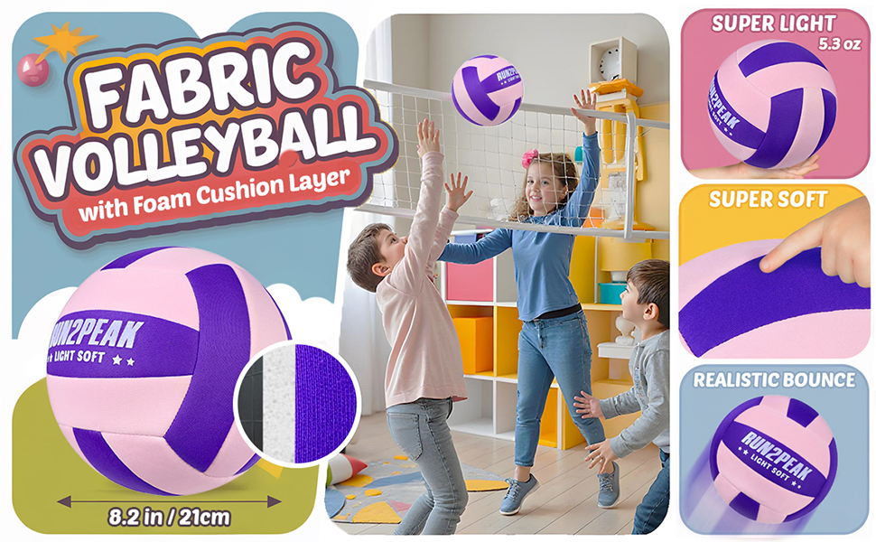 light soft volleyball