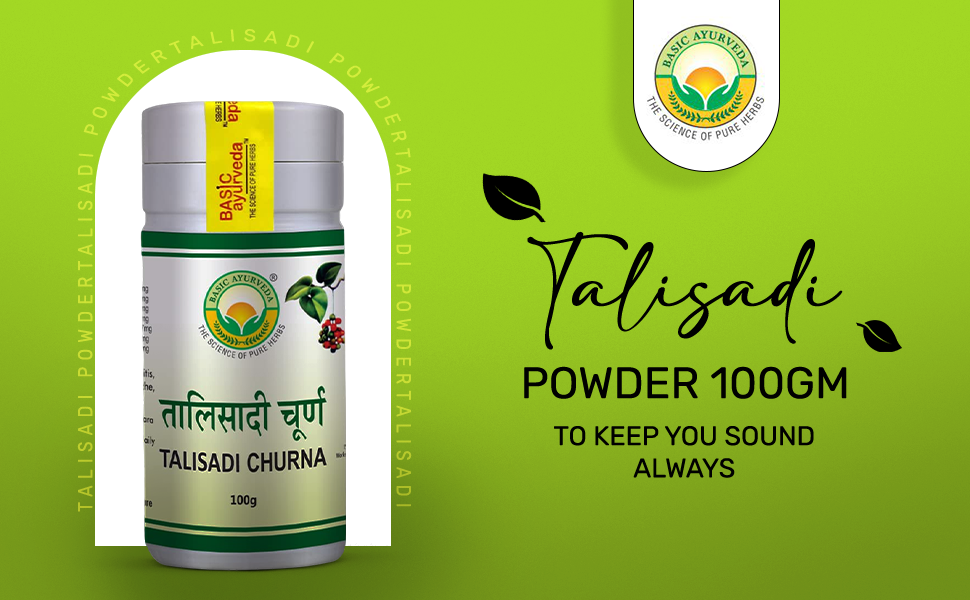 Buy BASIC AYURVEDA Talisadi Churna 100 Gram Pack Of 3 Organic 100