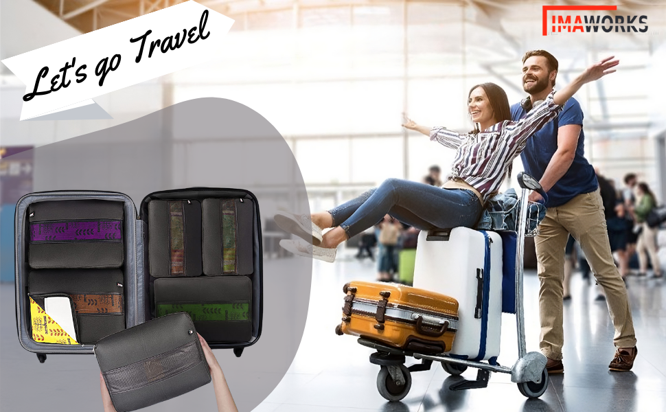 SPN-BFCC Packing Cubes 4 Set Travel Luggage