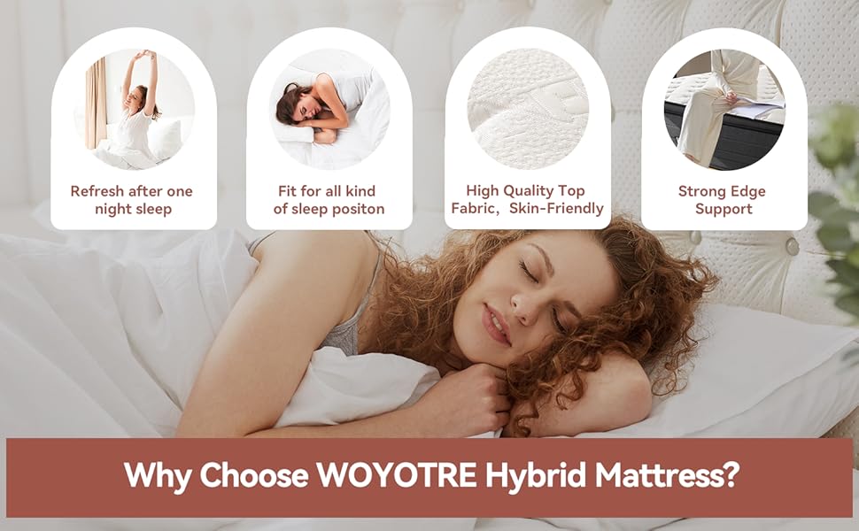 Memory-Schaum-Hybridmatratze in einer Box