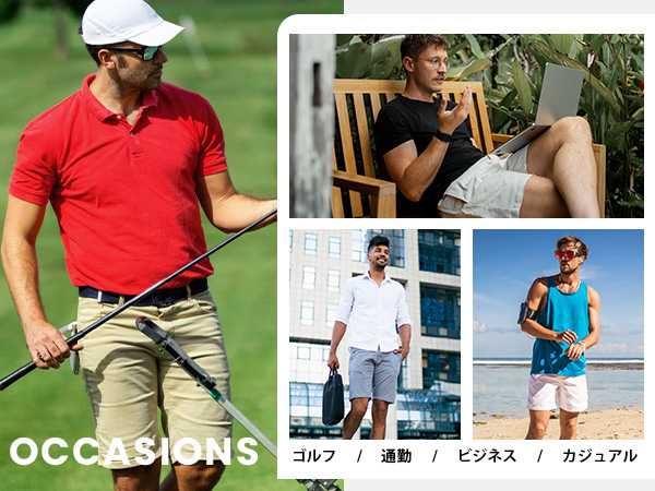 Amazon | ゴルフ ハーフパンツ メンズ トレーニング ショート