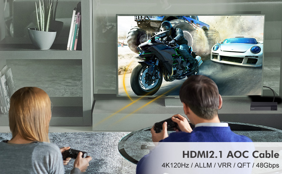 4K 120Hz hdmi cable 25ft PS5 PS4 XBOX