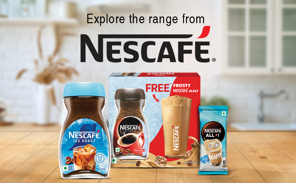 Nescafe Ice Roast, Instant Coffee Powder, Right Coffee For Lced Coffee
