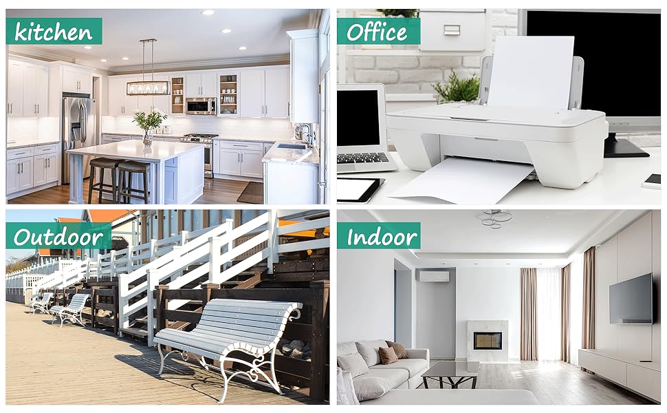 MultiSurface Touch Up Paint, Waterproof and Quick Drying, Brush in