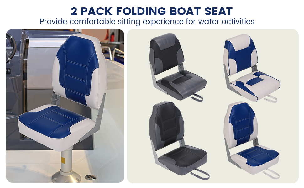 Fold-Down Fishing Boat Chair