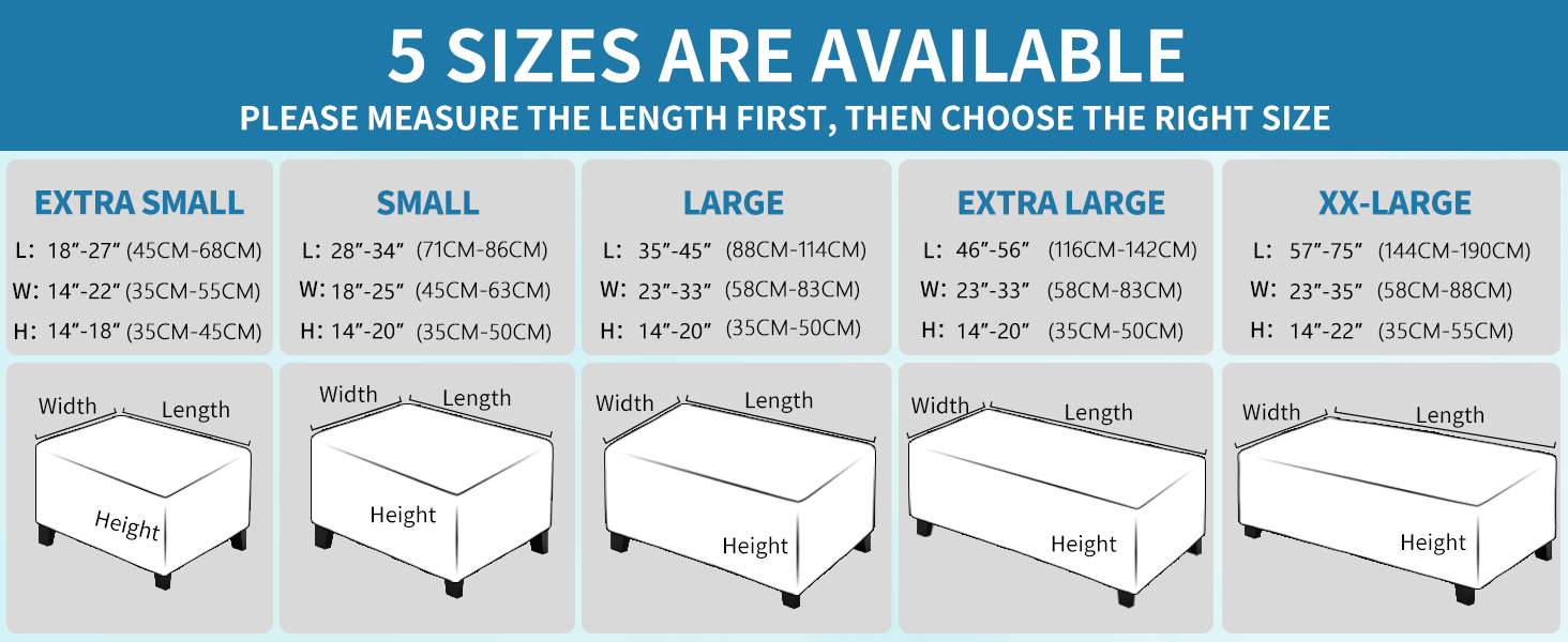 Fashion Ottoman Cover