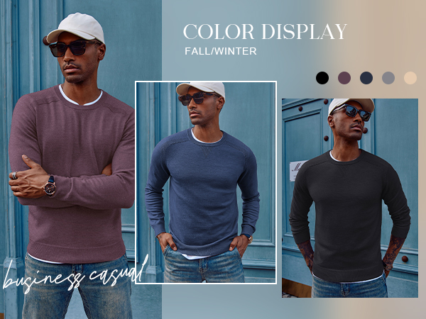 メンズウェア CREWNECK PULLOVER & SLIM LONG PANTS メンズウェア CREWNECK PULLOVER & SLIM LONG PANTS CREWNECK