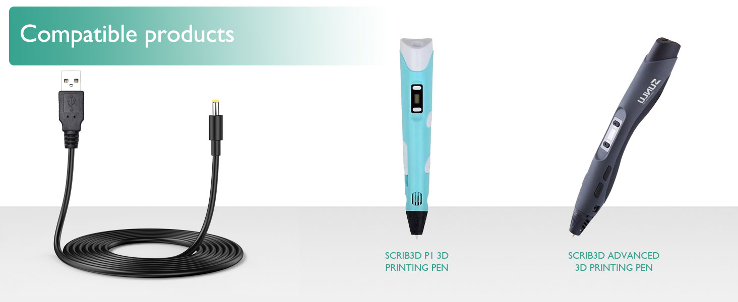 scrib3d pen power cord