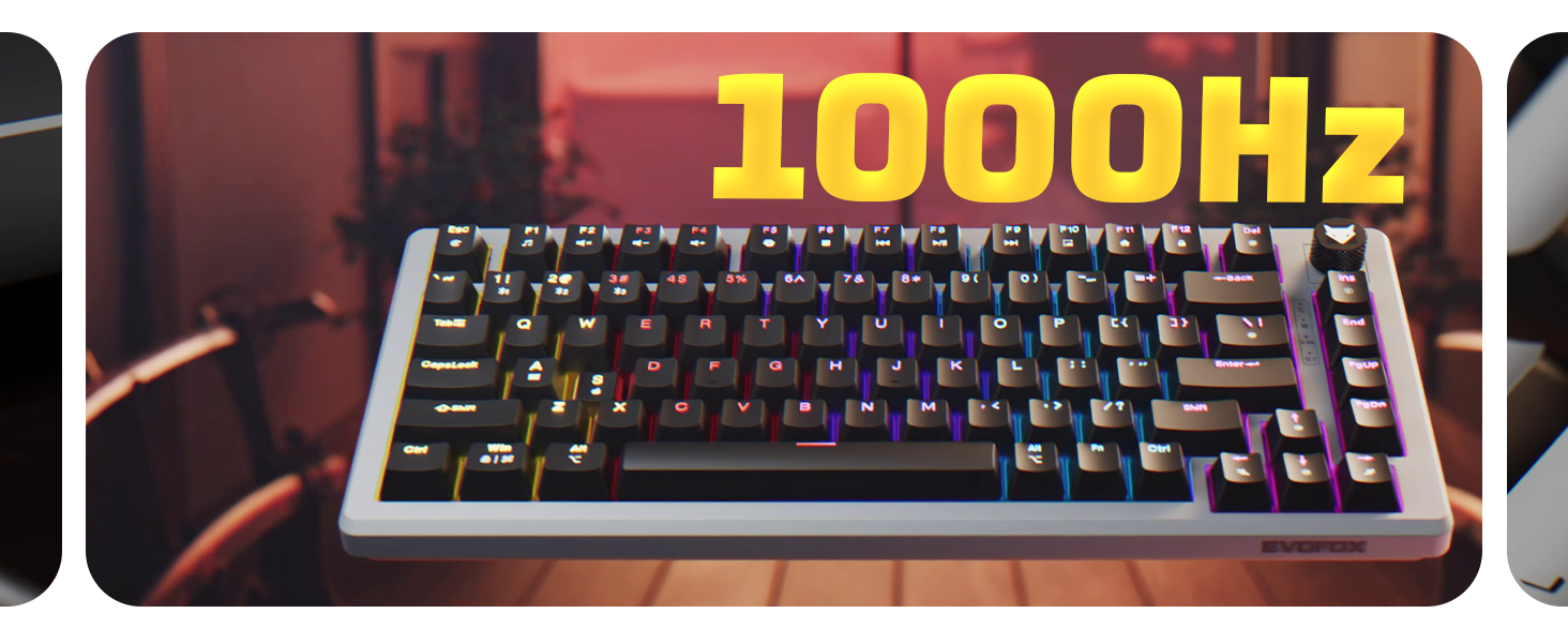EvoFox Katana X2 TKL Tri-Mode Wireless Mechanical Gaming Keyboard