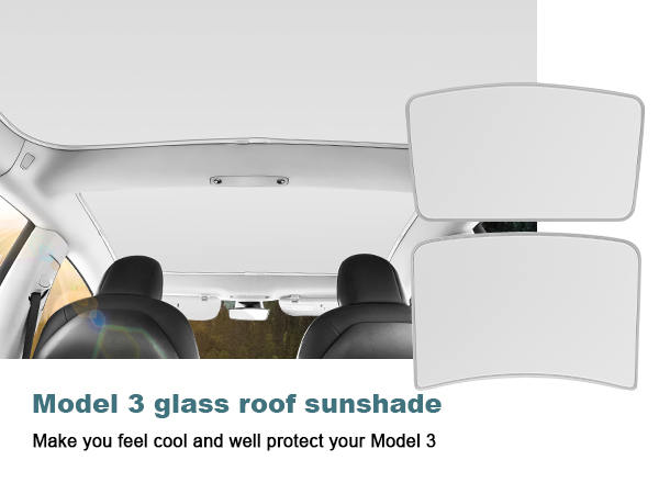 Amazon.com: KUNIST Roof Sunshades for Tesla Model 3 2023