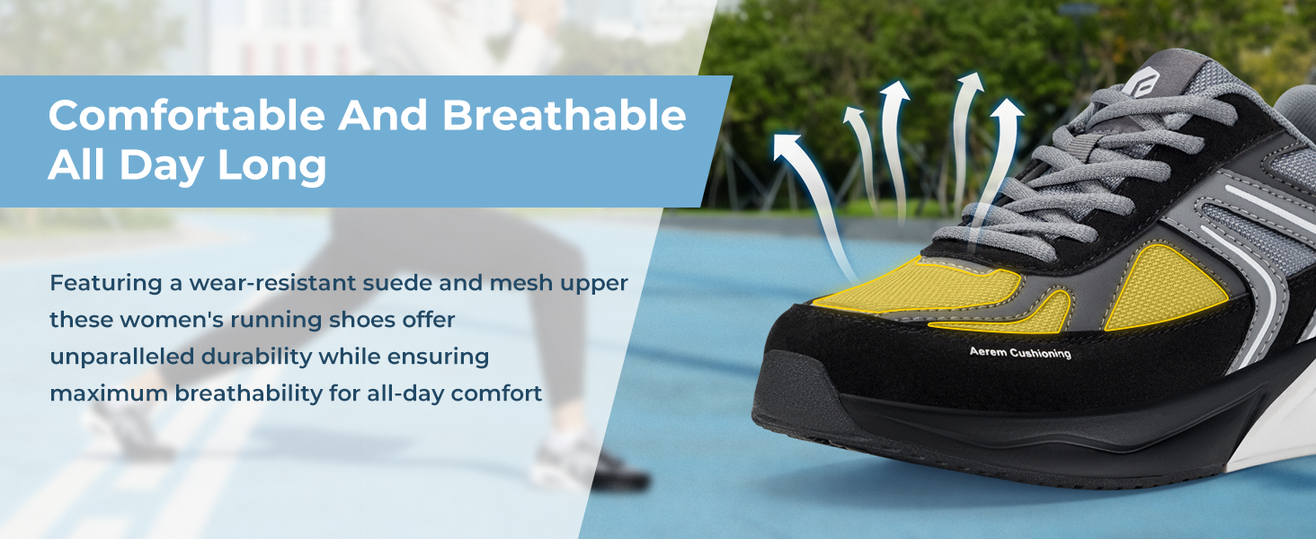 breathable running shoes