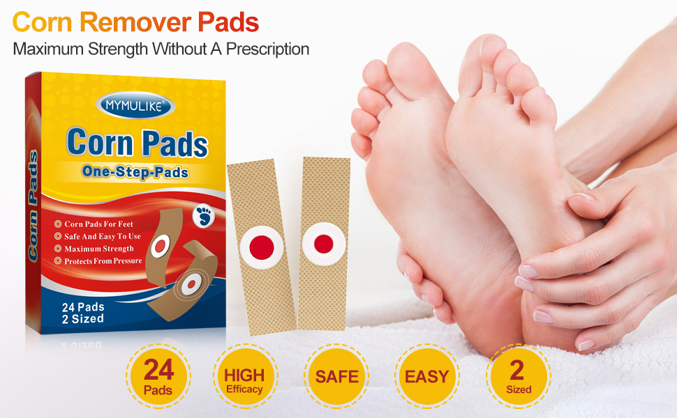 Corn Removers for Feet, 48 Pack, 2 Size Corn Removers for Toe, Foot
