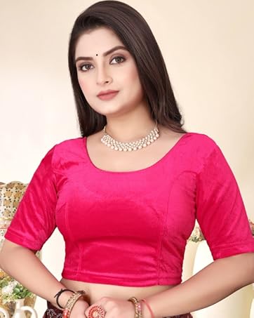 Velvet Lycra Blouse Women wear