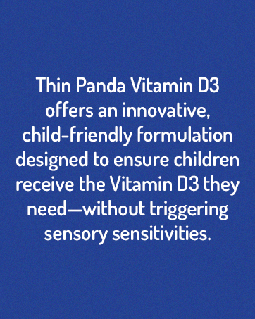 Thin Panda Vitamins D3 healthy adults kids zen dietary supplement powder vegan organic