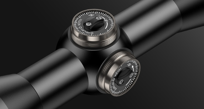 EZshoot 4x32 rifle scope with precise elevation/windage adjustment
