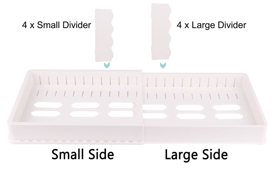 SWOMMOLY Expandable Food Storage Container Lid Organizer