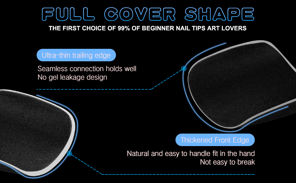 AORAEM Toe Nail Tips