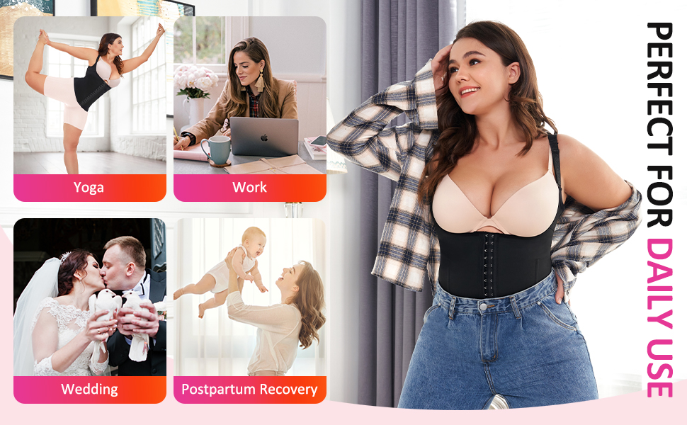 エクササイズグッズ wnnfm753 Eleady Waist Trainer Cincher Underbust Corset for Weight
