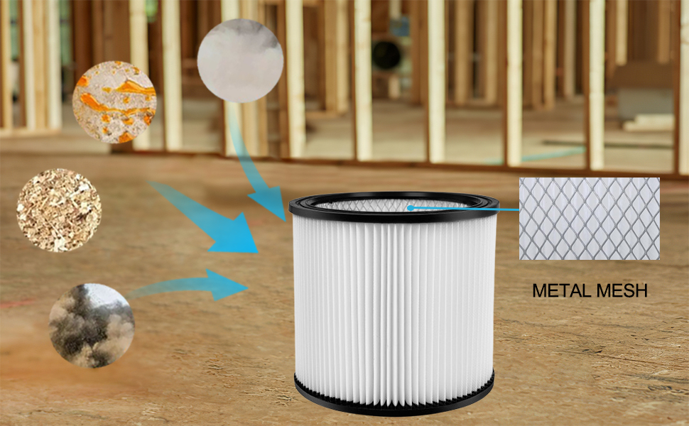 ホールドアップアメリカ STANLEY HEPA Vacuum Filter Replacement 08-2566BP, Fit for