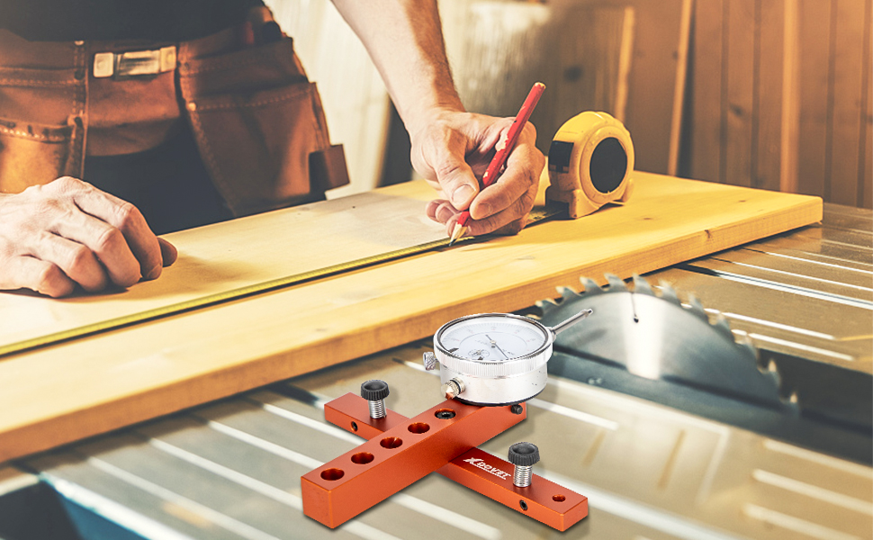 XDOVET Precision Dial Indicator,Table Saw Gauge Basic Kit