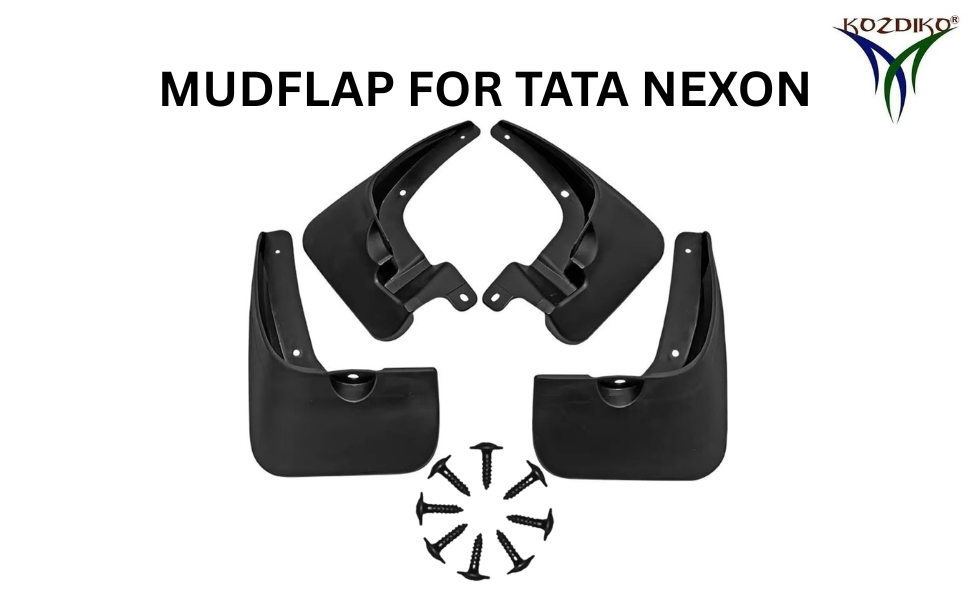 Mudflap for Tata Nexon with Screws