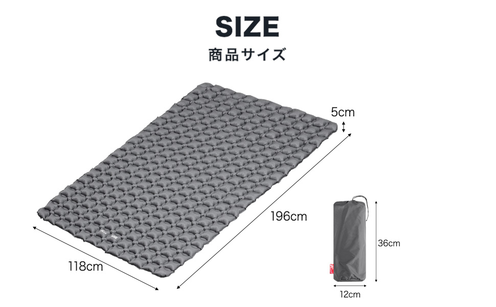 FIELDOOR キャンプマット インフレータブル エアマット 厚手 ダブル Amazon.co.jp: FIELDOOR ウルトラライト エアーマット ダブル