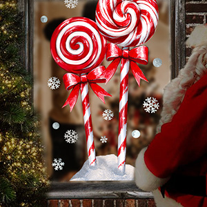 Large Christmas window clings