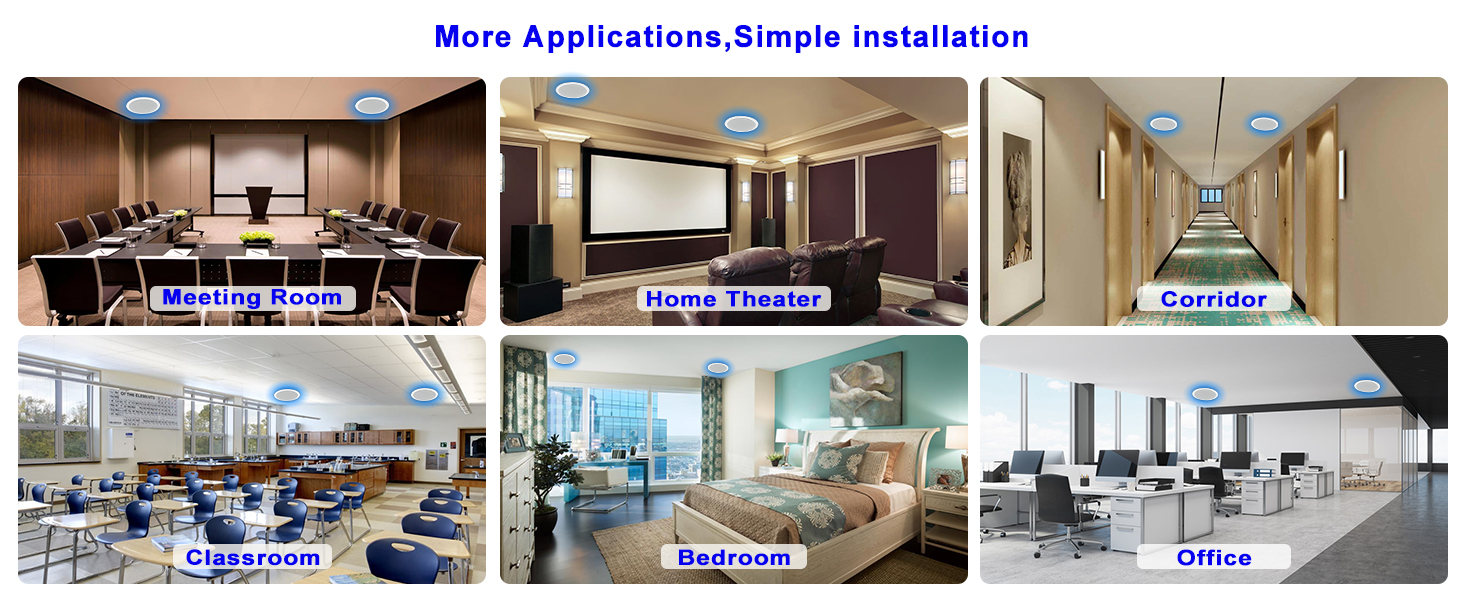 4 inch ceiling bluetooth speakers