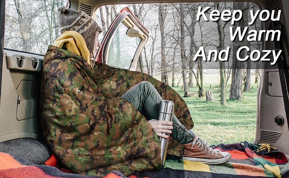 BARST Woobie Blanket WaterResistant Poncho Liner Thermal Insulated