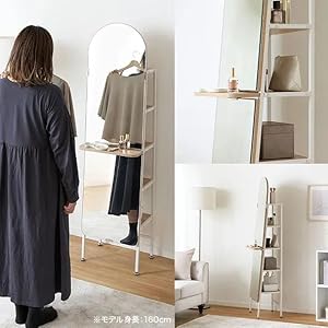 【m☆m】LOWYA ロウヤ　全身鏡　スタンドミラー　姿見 Amazon.co.jp: LOWYA ロウヤ 鏡 姿見 全身鏡 スタンドミラー