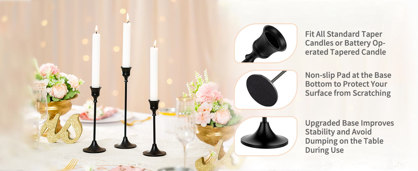 the best candle holders for wedding table