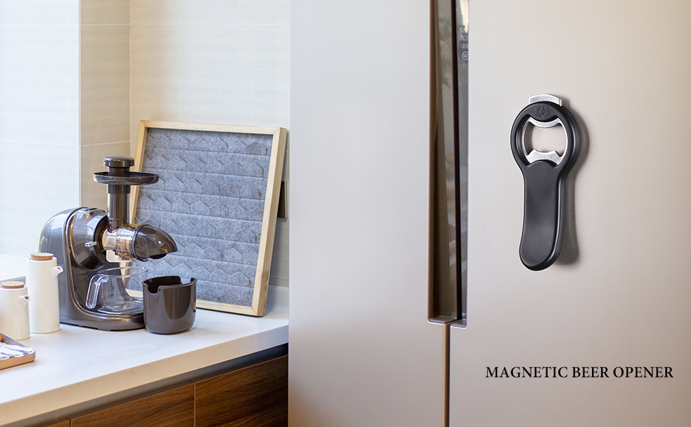 KITCHENDAO 2 in 1 Beer Bottle Opener for Fridge and RV with